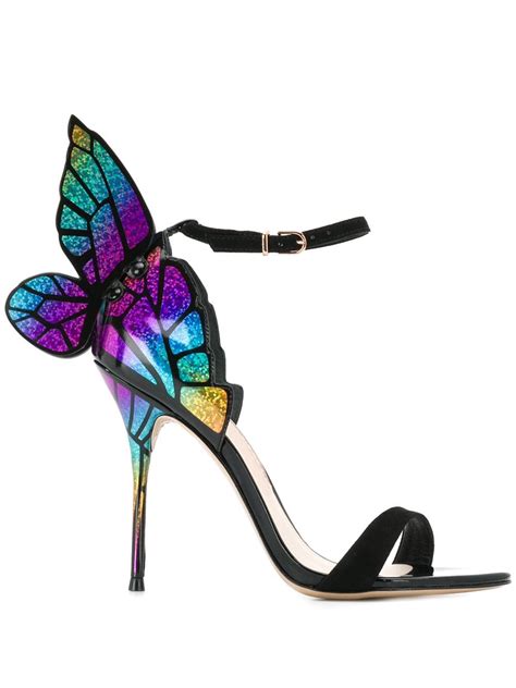 fake sophia webster butterfly shoes|butterfly high heel shoes expensive.